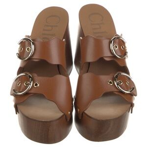 Chloe Platform Clogs Sandals